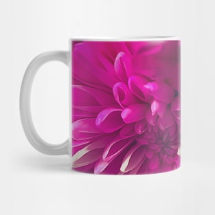 Chrysanthemum flowers close up photo Mug